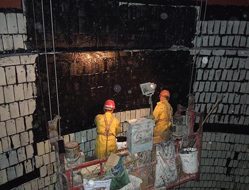 煙囪內壁脫硫施工